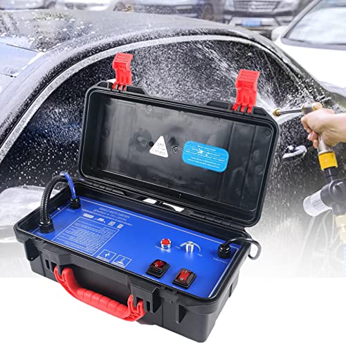 wzfdm Máquina de Limpieza a Vapor de Alta Temperatura, Limpiador de Vapor a presión Manual de 5 Bar, Limpieza de 360 ​​° para Cocina, automóvil,220v#3000w