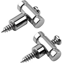 2Pcs Guitar Roller String Retainers String Guide, Strings Trees Replacement Part for Electric Guitars Chrome