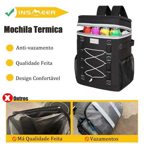 INSMEER Mochila Termica 50 Latas