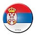 Serbia Novelty Metal Circular Sign C-408
