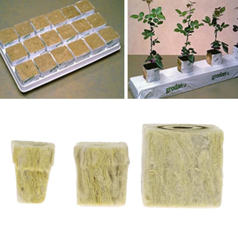 Kostki do uprawy roślin z wełny， Plant Starter Cube Hydroponiczna uprawa bezglebowa podstawa do sadzenia(4)
