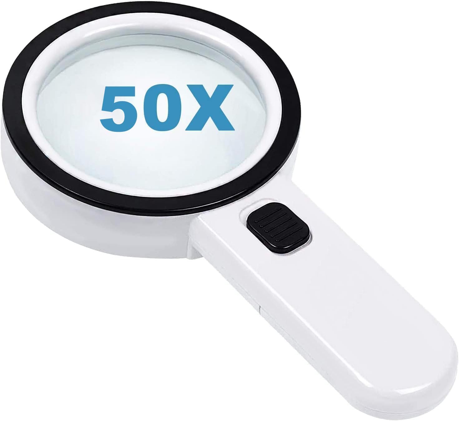 Amazon.co.jp: LBFXQ 手持ちルーペ 13個LEDライト付き 虫眼鏡 拡大鏡