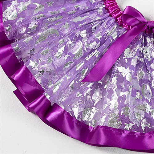 Saia de botão para meninas grandes, fantasia de festa de dança para meninas de Halloween, saia de tu