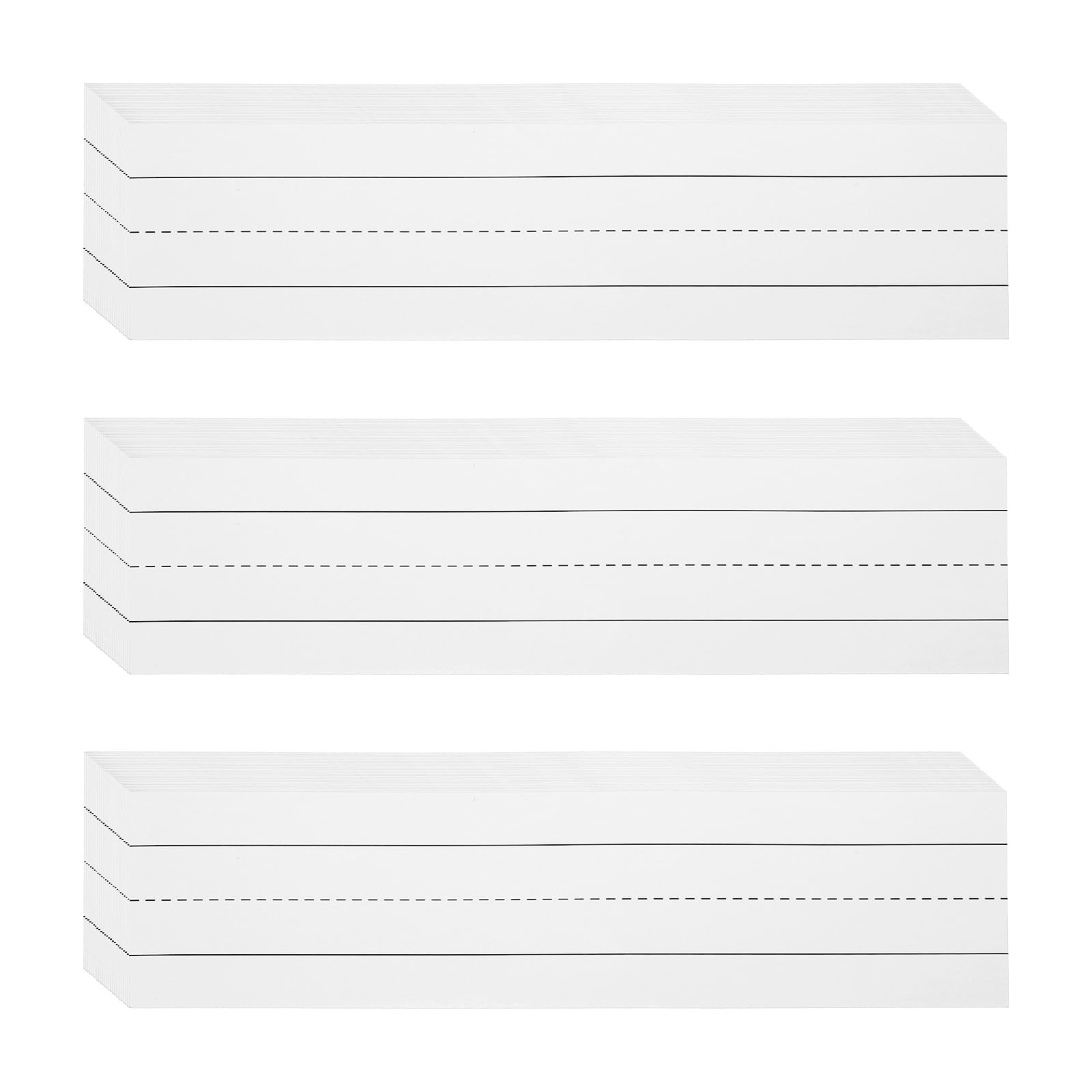 PATIKIL 75 Sheets Ruled Sentence Strips