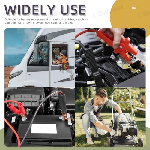 SSwpeet 1Pc 9„ Auto Batterieträger Lifter mit sicheren Batteriegriff und Gummipads, einstellbar von 5“ bis 7“ Heavy Duty Side Lift Batterieträger Lifter für sicheres Greifen, Heben und Tragen von