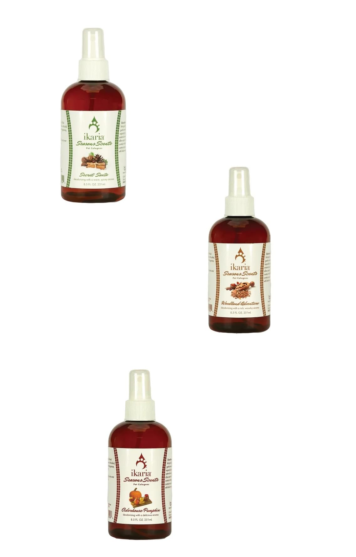 MPP Dog and Cat Gentle Cologne Holiday Seasonal Scents Long Lasting Control Odor (Ciderhouse pumpkin)