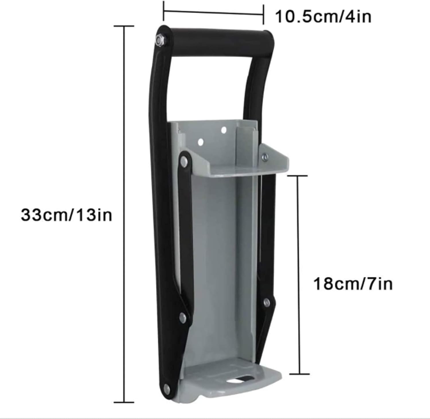 16 Oz Bottle Opener Iron Drinking Tin can Kitchen Recycling Tool Pulverizer with Bottle Opener Used to Recycle Beer Soda Cans Crushed Soda Cans and Beer