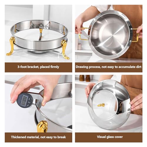 Fondue pot à alcool de qualité supérieure pour hôtellerie et réceptions
