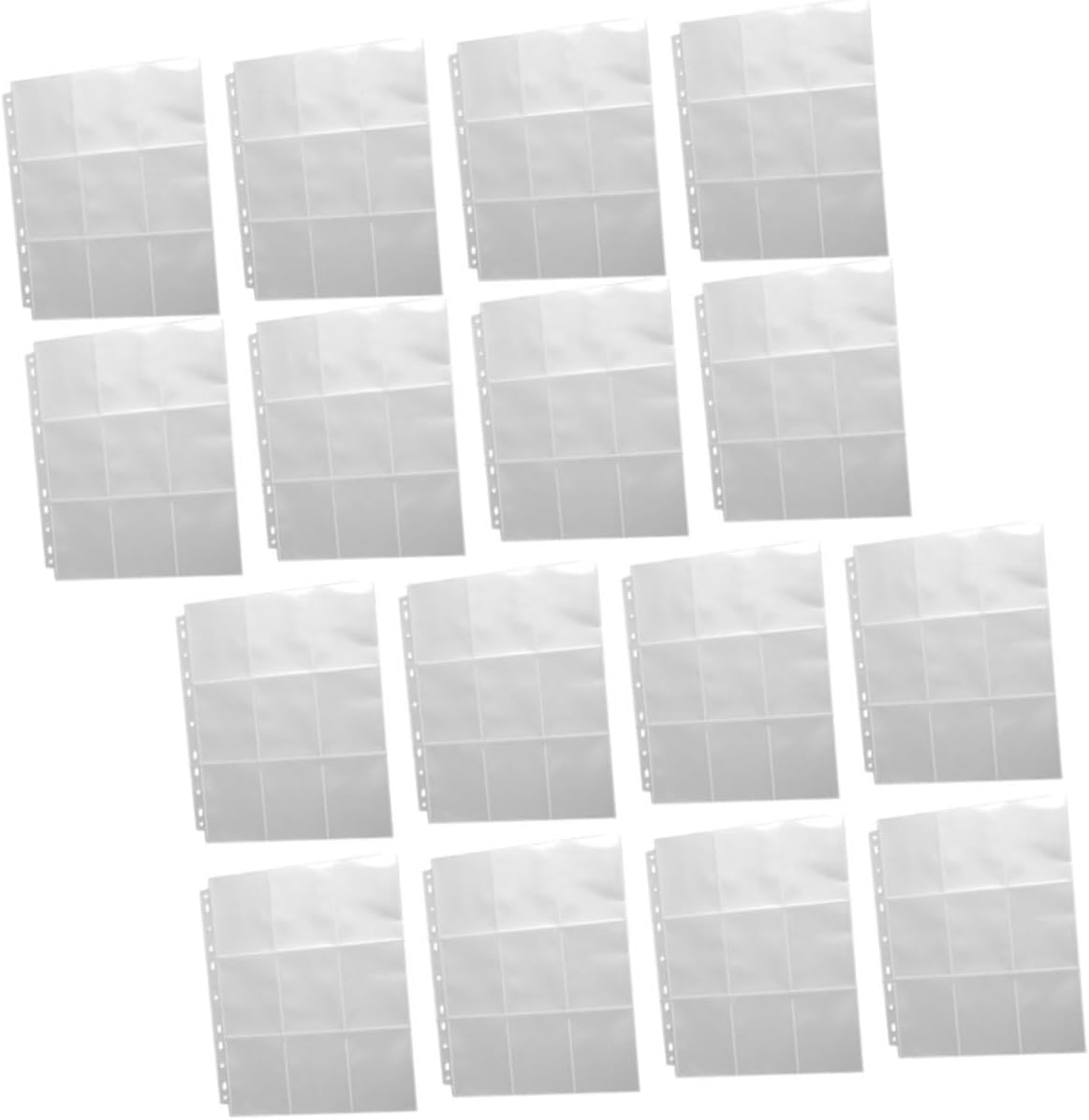 Holibanna 20pcs Photo Sleeves for Album Transparent Pages Design for Photos Postcards and Collectibles for Organization and