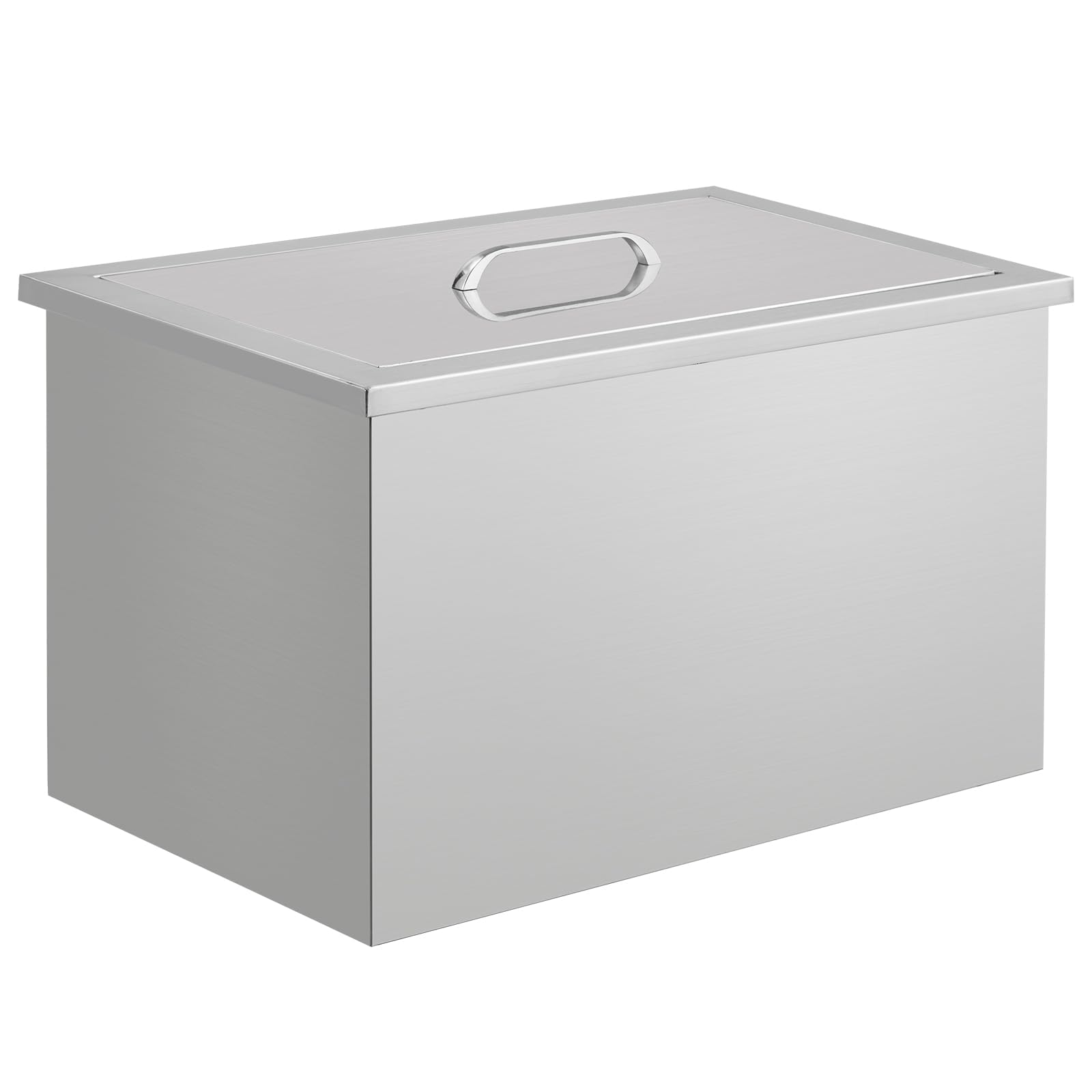 Einbau-Eisbox Edelstahl Isolierte Eiskühler, Eisbehälter Eingebaute Eisspeichertruhe Kommerzieller Drop in Ice Chests Mit Topfdeckel Abflussrohr Für Den Außenbereich, Für Kalten Wein Bier