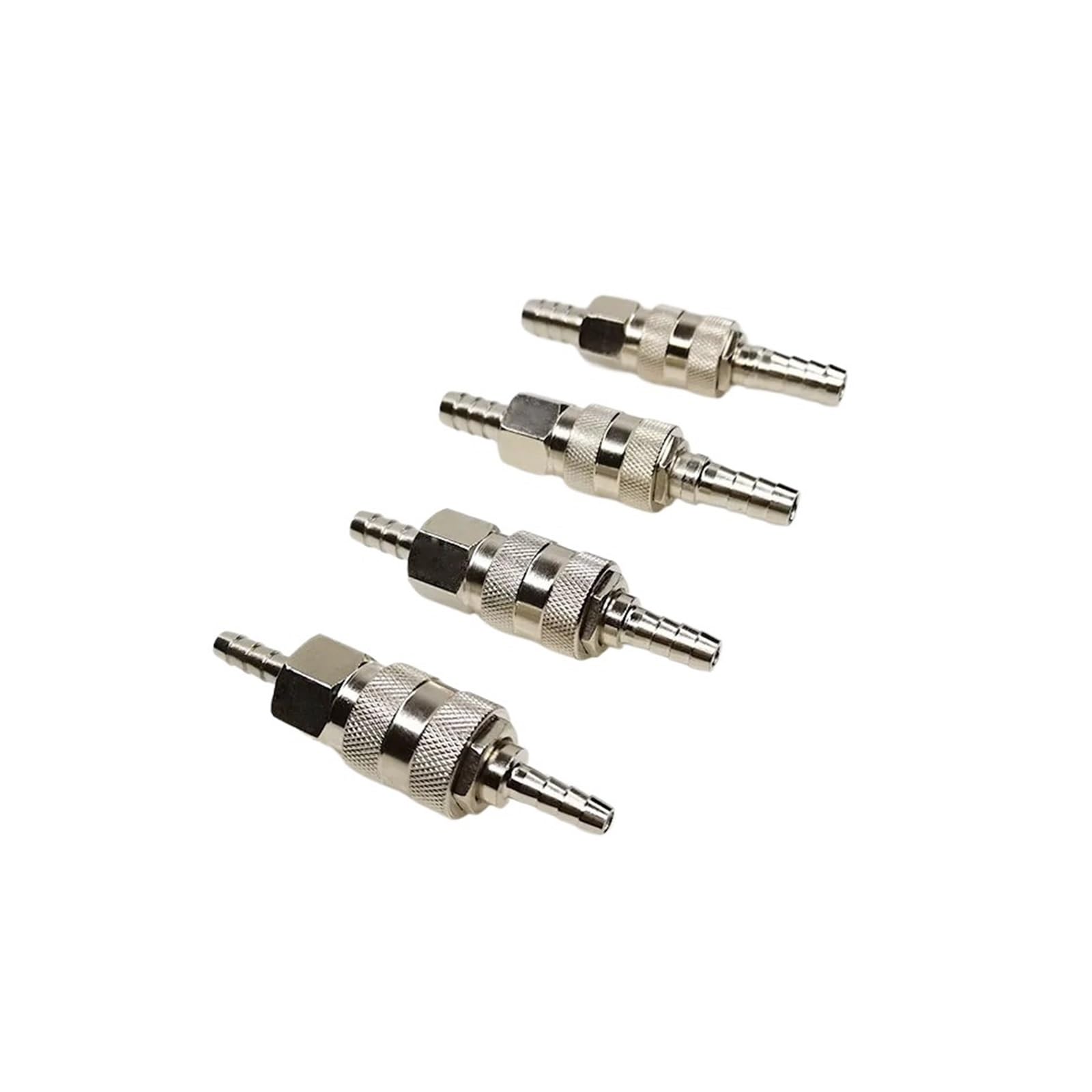 DeVow 1PCS EU Type Pneumatic Fitting European Standard Quick Connector 6mm/8mm/10mm/12mm Hose Barb Coupler Adapter for Air Compressor(SH-12mm)