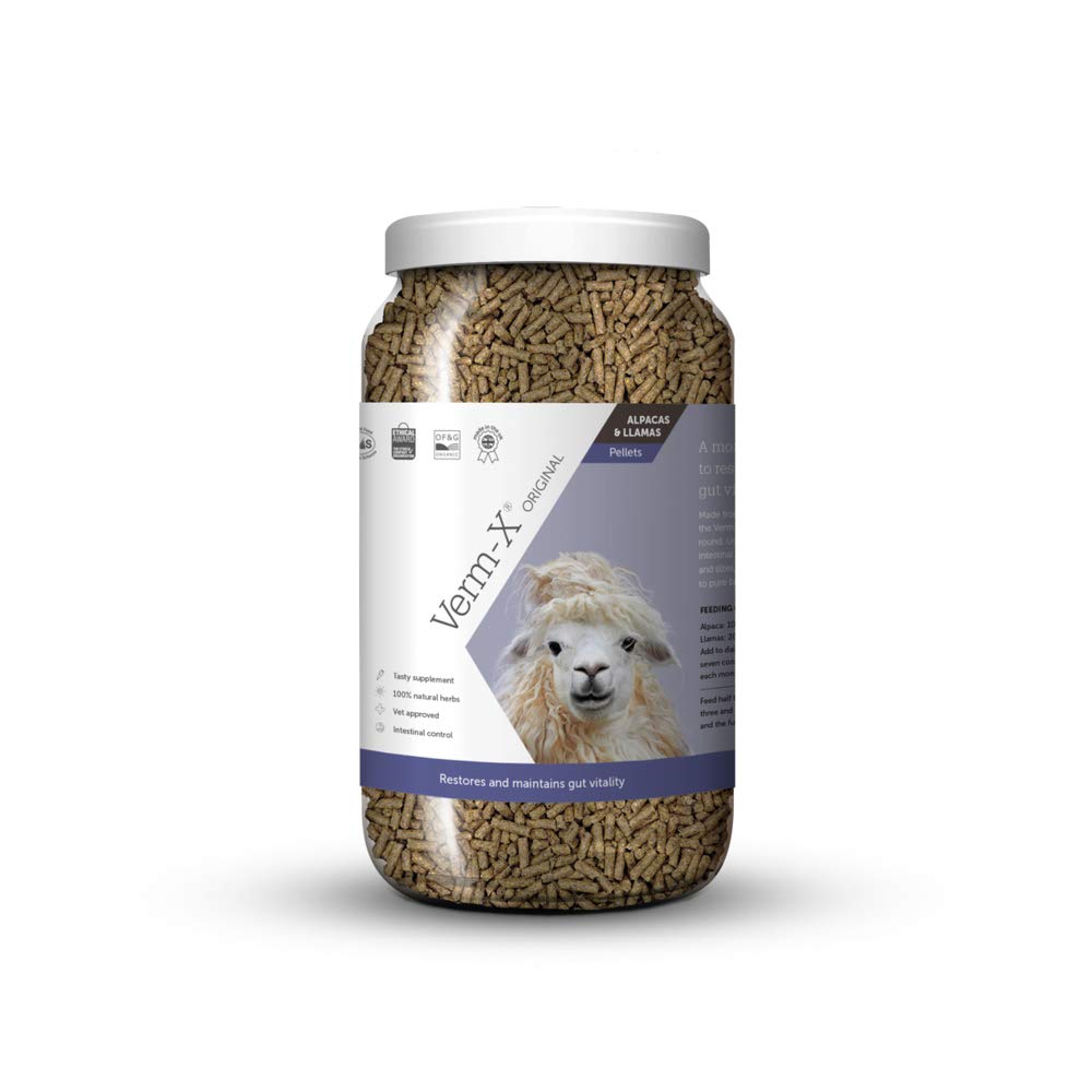 Verm-X For Farm Animals - Alpacas And Llamas - Tub 1.5Kg