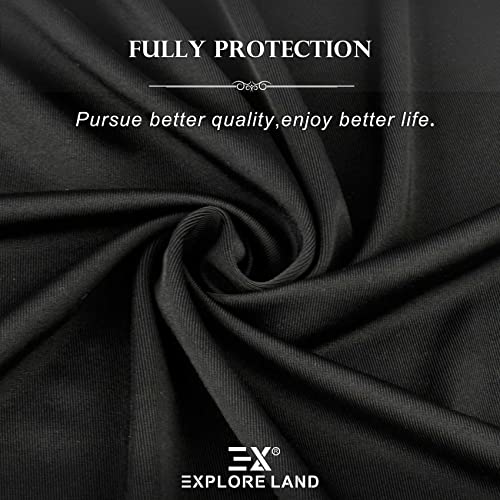 Explore Land Stretchy 88 Keys Piano Keyboard Dust Cover With Music Stand Opening For Digital Electronic Piano (88, Black) #TOP4