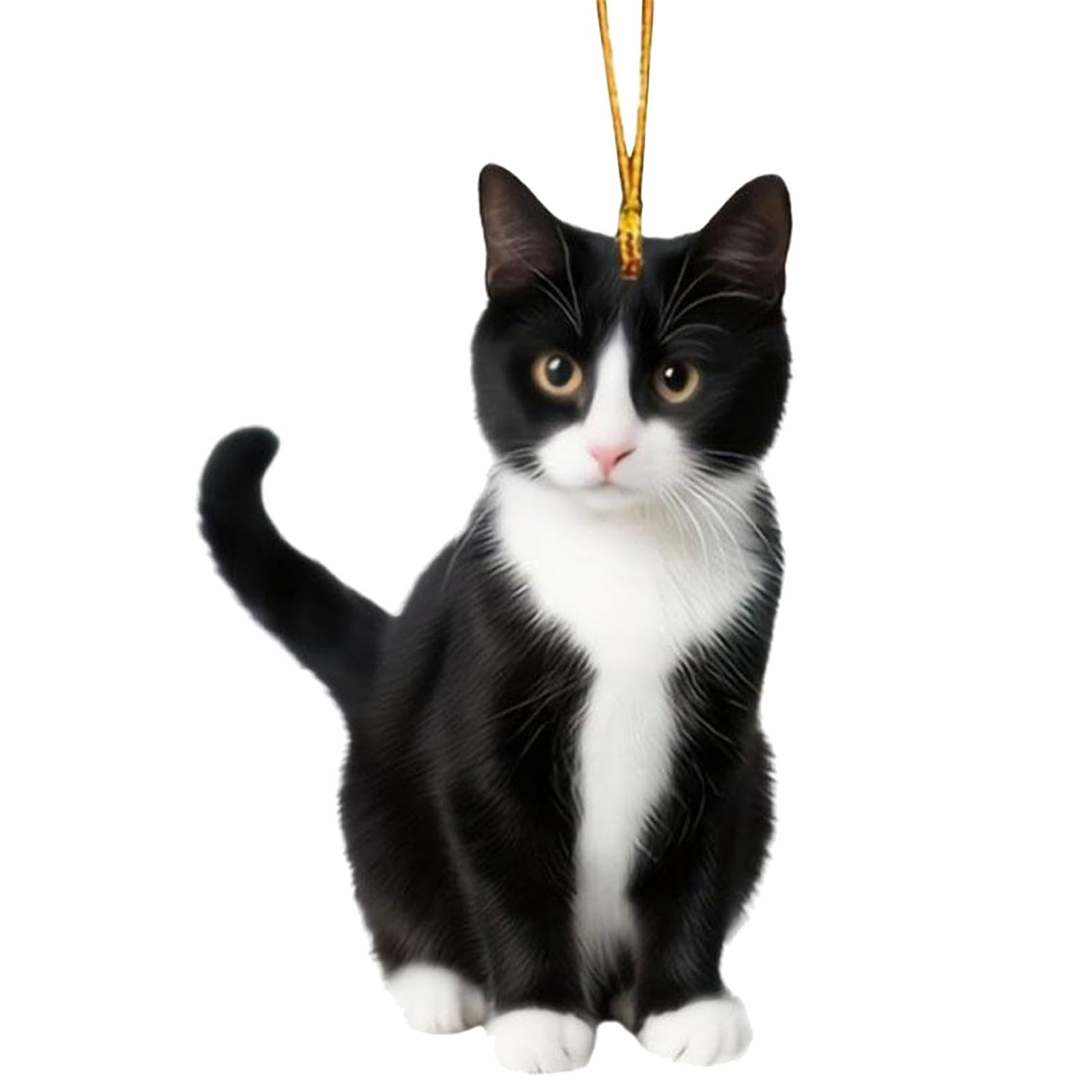 VipomkowaDeals Of The Day Sale Prime Christmas Tree Ornaments, Black Cat Christmas Ornament,Car Hanging Ornaments Keepsake For Xmas Party Holiday Home Decor, Cat Lovers Gift, Black Cat Gift