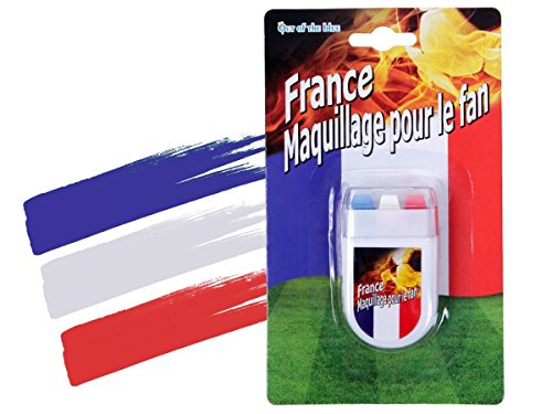 Maquillage bleu blanc rouge - Taille Unique