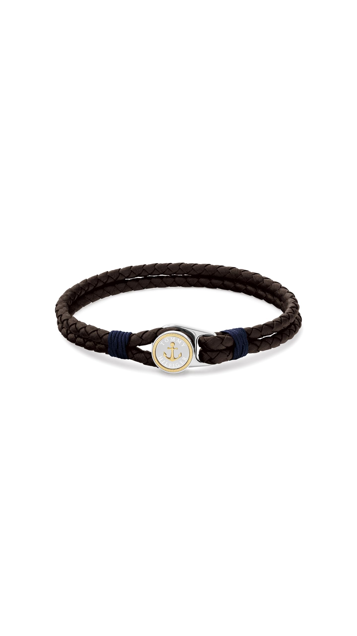 Tommy Hilfiger Jewelry Men's Leather Bracelet Brown - 2790692S