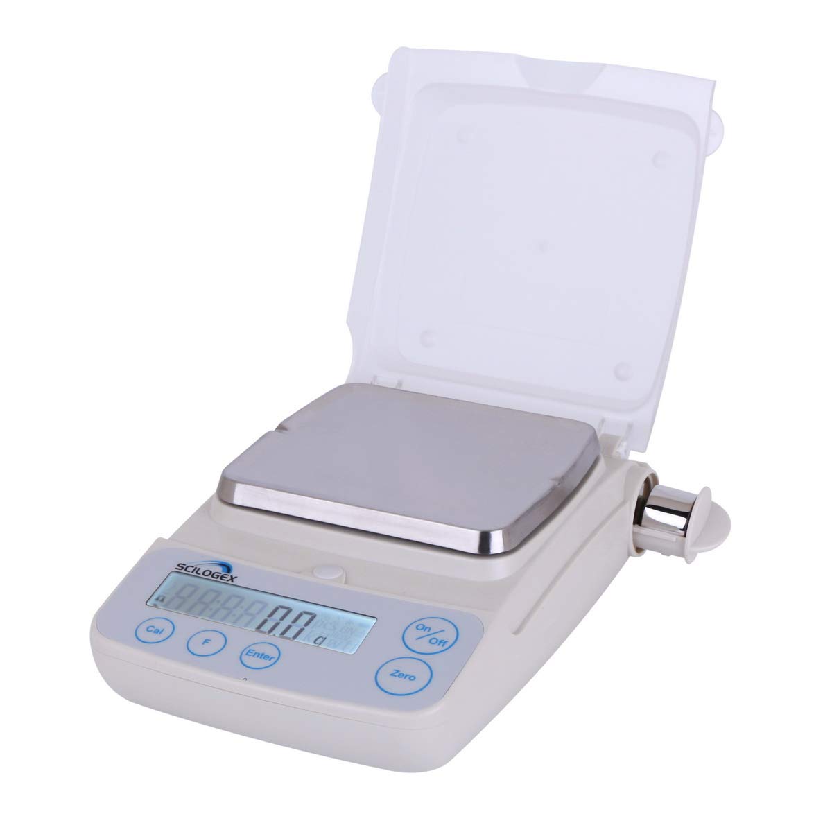 SCILOGEX - SCI300P Pro Electronic Balance - Stainless Steel - 300g Capacity, 0.1g Precision - 1 Unit - Jewelry Scale, Lab Scale, High Precision
