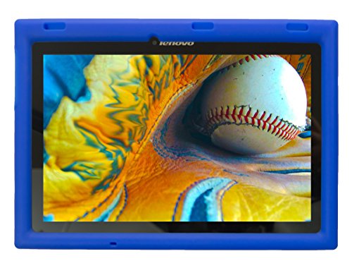 Bobj Rugged Case for Lenovo Tab 2 A10-70, A10-70F and Lenovo Tab 3 TB3-X70L, TB3-X70F - BobjGear Custom Fit - Patented Venting - Sound Amplification - Kid Friendly (Batfish Blue) Not for TB-X103F