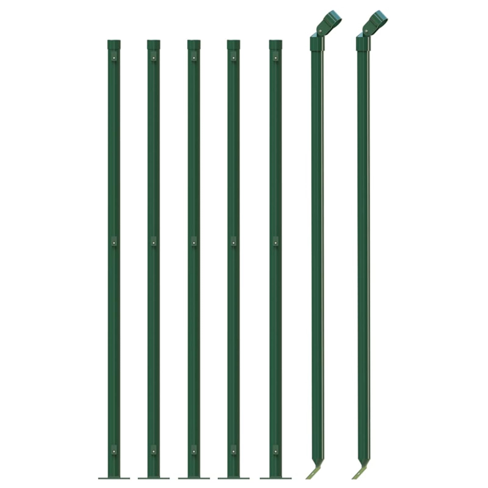 ZEYUAN Maschendrahtzaun mit Bodenflansch Grün 1x10 m, Volierendraht, Wühlmausgitter, Kaninchenzaun, Drahtzaun, Drahtgeflecht, Kaninchendraht, Geflügelzaun - 153937