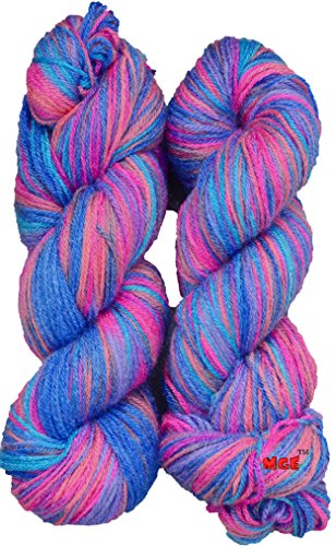 Image of Oswal Primerose (300 gm) Wool Hank Hand Knitting Wool /Art Craft Soft Fingering Crochet Hook Yarn, Needle Knitting Yarn Thread dye SM-FD