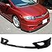 Front Bumper Lip Compatible With 2006-2008 Honda Civic, HF-P Style Black PU Front Lip Finisher Under Chin Spoiler by IKON MOTORSPORTS, 2007