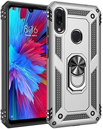 Jielangxin Keji for Xiaomi Redmi Note 7 Case,360 Degree Rotating Ring Holder Kickstand Case for Xiaomi Redmi Note 7  Redmi Note Seven Case Cover