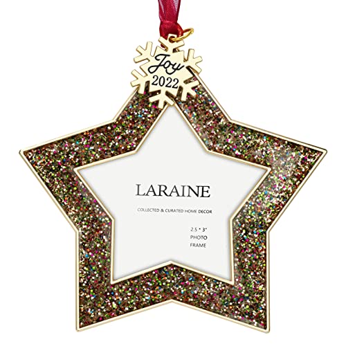 2022 Christmas Tree Ornaments Set 3 Pieces- Made Of Zinc Alloy Glitter Powder Pendant 2.5 Inch Picture Frame For Pet And Baby Holiday Keepsake Gift(Colorful-1) #TOP2