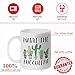 Fatbaby What the Fucculent Cactus Succulent Plant Gardening Gifts for Women, Funny Novelty Coffee Mug Gifts for Plant Lady Lover 11 OZ Tea Cup