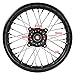 Trkimal Rear Wheel Rim Hub for Motocross Off Road Dirt Pit Bike (80/100-12 (12mm inner Bearing))