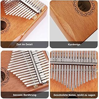 Kalimba Thumb Piano, 17 Key Thumb Piano, Marimba Piano à pouce Professionnel, Instrument à percussion pour les mélomanes… - Les Beatles, Paul McCartney, John Lennon, RIngo Starr, George Harrison Kalimba Thumb Piano, 17 Key Thumb Piano, Marimba Piano à pouce Professionnel, Instrument à percussion pour les mélomanes… – Image 2