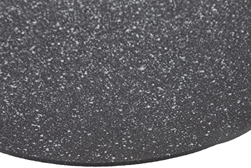 HEEPDD Round Teppanyaki Frying Pan, High Thermal Conductivity Harmless Heavy Korean BBQ Plate Aluminum Alloy for Home Outdoor Stove Gas Type 33cm