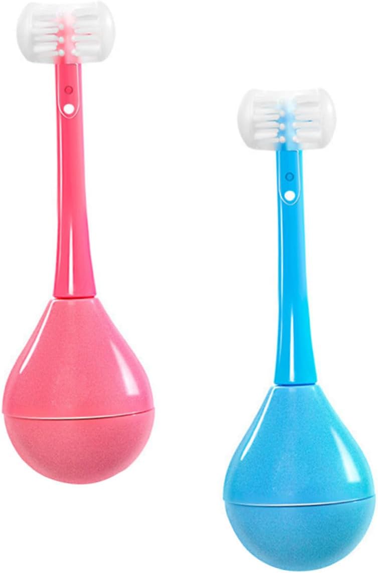 ORFOFE 2pcs Supple Bristles Boy Girl's Toothbrush Pack Tooth Brush Boys and Girls Useful Toothbrush for Oral Hygiene