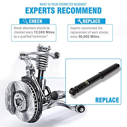 Maxorber Rear Shocks Absorbers Shocks 345067 37273 911273 For Nissan Fits 2005-2018 For Nissan Frontier,2009-2012 For Suzuki Equator Pair Shocks With 345067 #TOP4
