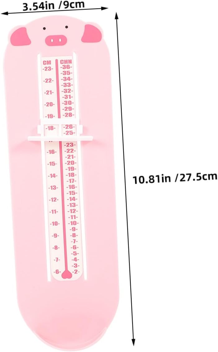 HOMSFOU 2pcs Foot Length Measure Gauge – Shoe Measuring Device for 0-8 Years – Accurate Foot Ruler for Shoe Size Measurement at Home
