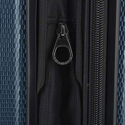 Traveler's Choice New London Ii Hardside Expandable Spinner Luggage, Navy, Checked-Large 29-Inch #TOP4