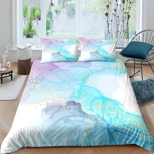 Parure de lit art abstrait King : le chic de la microfibre douce