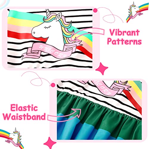 VASCHY Cute Long Sleeve Princess Party Outfit, Toddler to Big Kid Girls Clothing 2-10T3