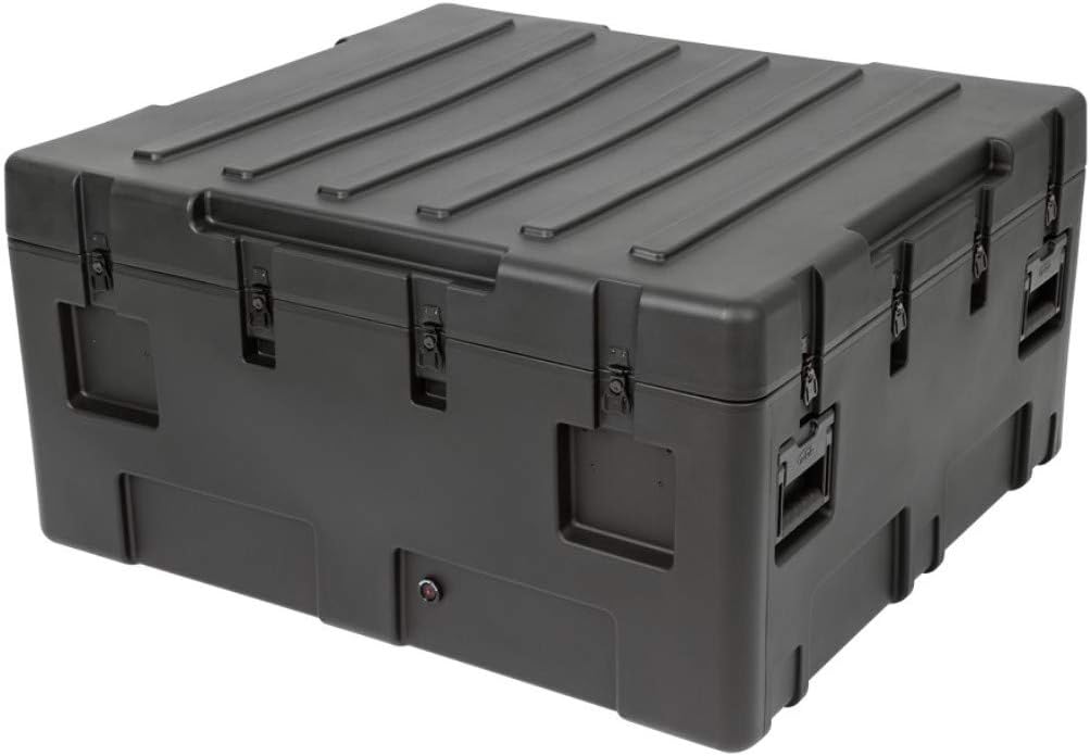 3R4238-20B-E R-Series 4238-20 Waterproof Utility Case, LLDPE Polyethylene Impact Resistant, Pressure Relief/Breather Valves, Resistant to Impact Damage, Stainless Steel Latches and Hinges
