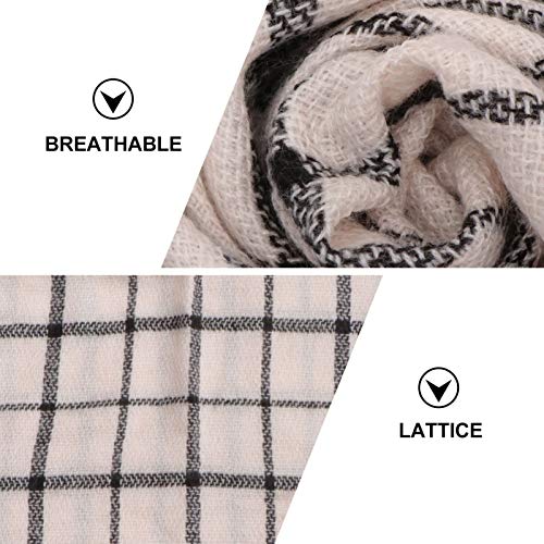 KESYOO Lenço Xadrez de Inverno Xale Quente Cobertor Treliça Envoltório de Lenço Envoltório de Tartan