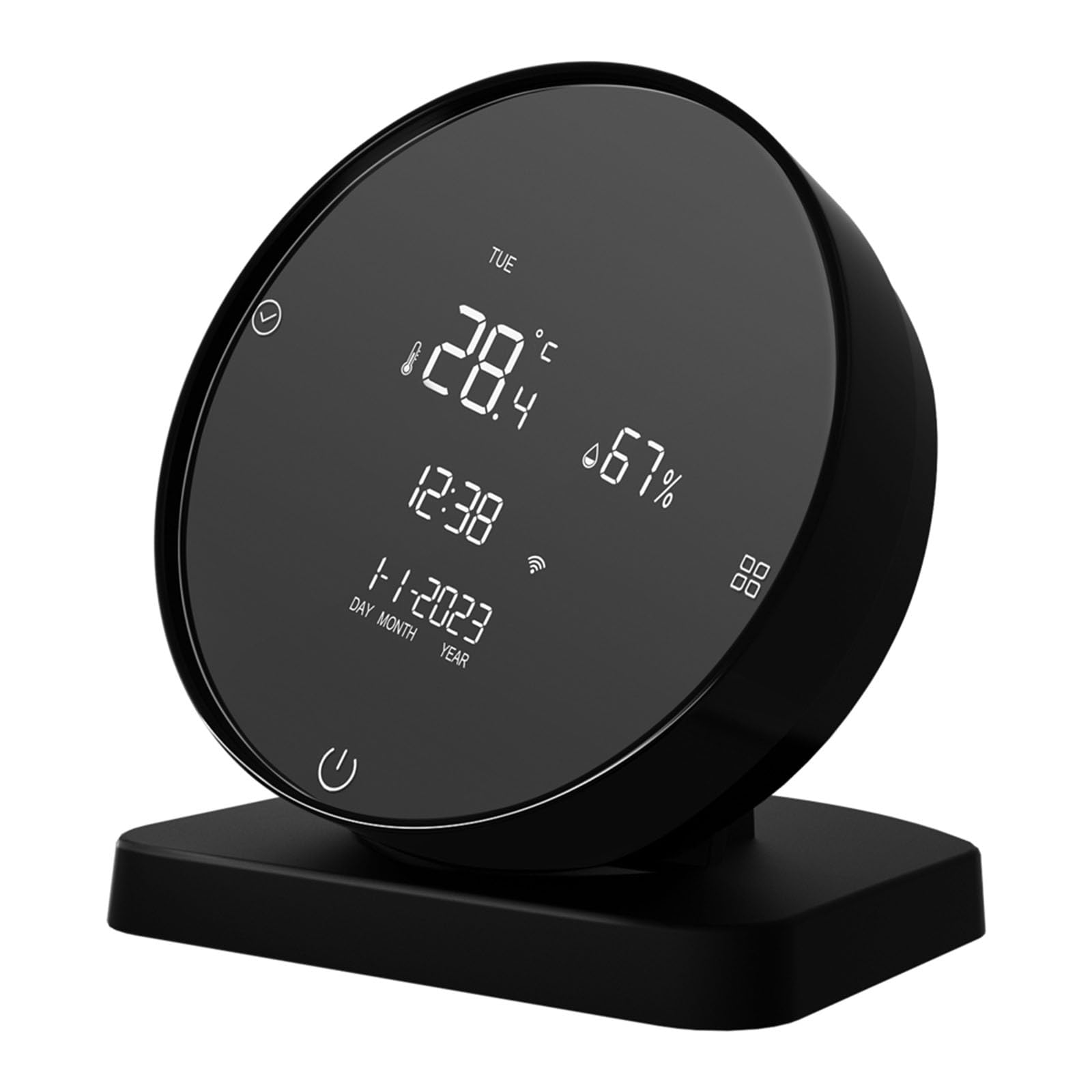 WiFi Digitale Temperatura Interna e Igrometro Display LCD Igrometro Universale Termometro Monitor per Serra Domestica Remoto con Sensore Timer Compatibile con Alexa e Google