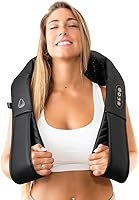 InvoSpa Shiatsu Neck & Back Massager with Heat - Deep Tissue Kneading Pillow for Shoulders, Full Body Relief