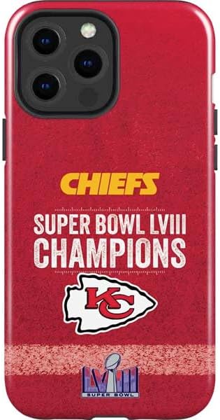 Skinit Impact Phone Case Compatible with iPhone 15 Pro Max - Officially Licensed NFL Kansas City Chiefs Large Logo Design