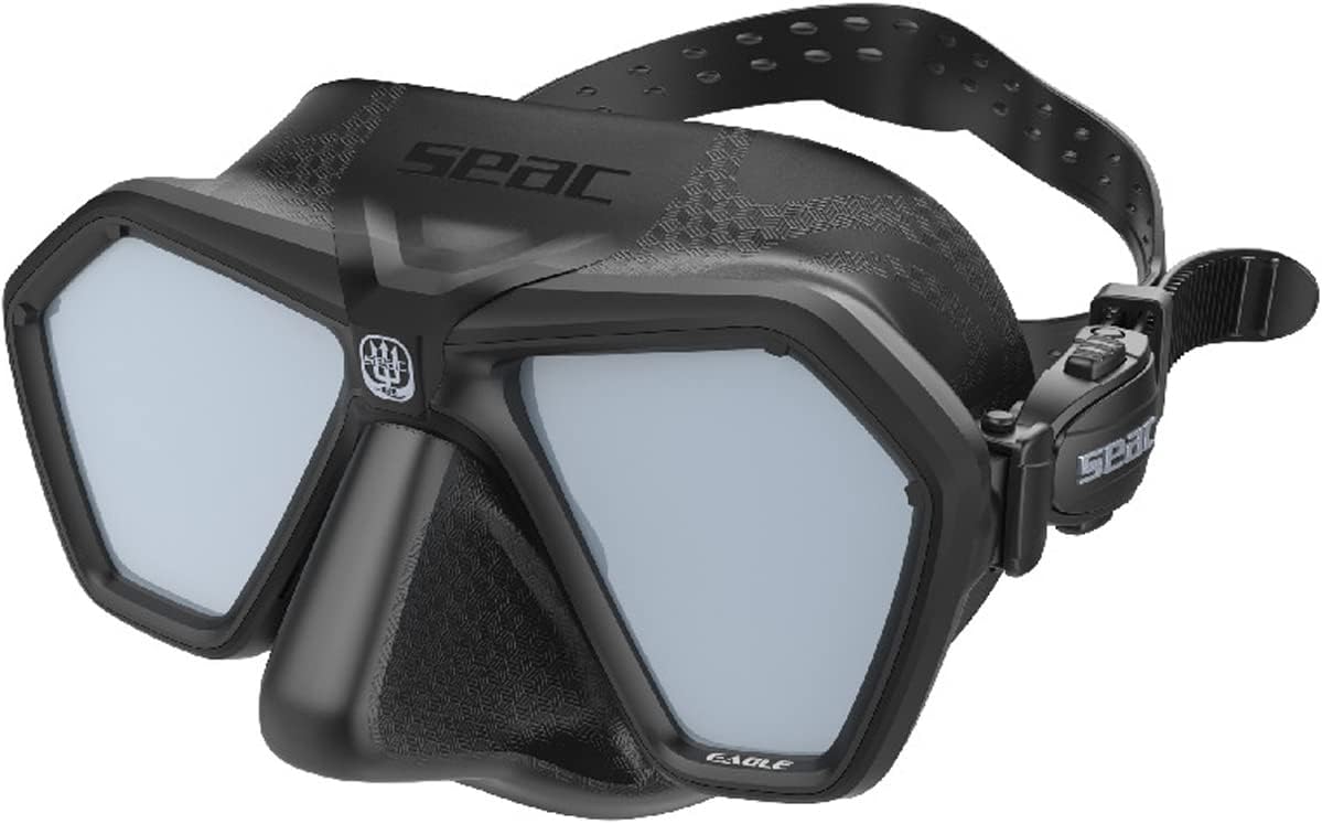 SEAC Eagle, Compact Low Volume Mask for Freediving and Spearfishing, Made in Italy