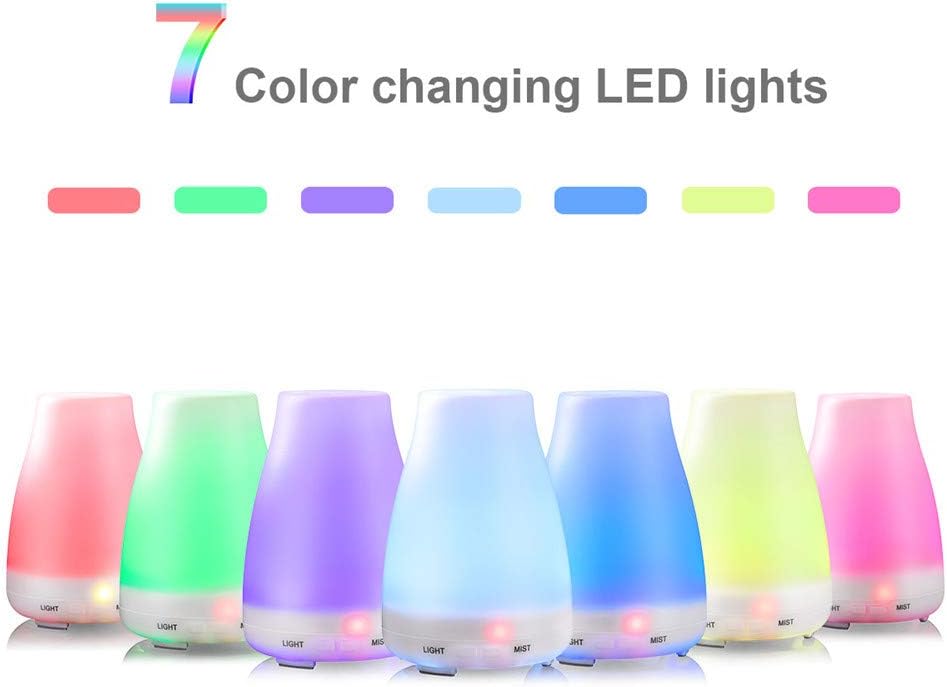 Comfort Ultrasonic Humidifier– Advanced Humidifying Unit with The Whisper-Quiet Process, Automatic Shutdown, Night Light Function