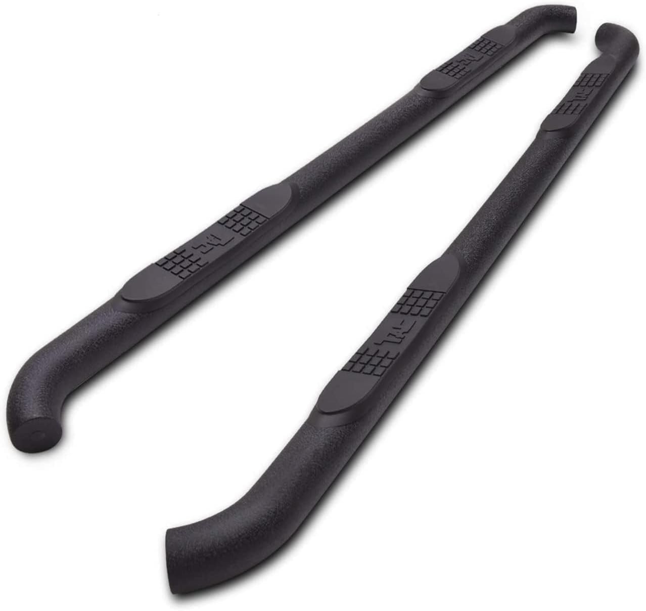TAC Side Steps Running Boards Compatible with 2018-2025 Jeep Wrangler JL 4 Door| 2021-2025 Wrangler JL 4xe SUV 3" Texture Black Side Bars Step Rails Nerf Bars 2Pcs