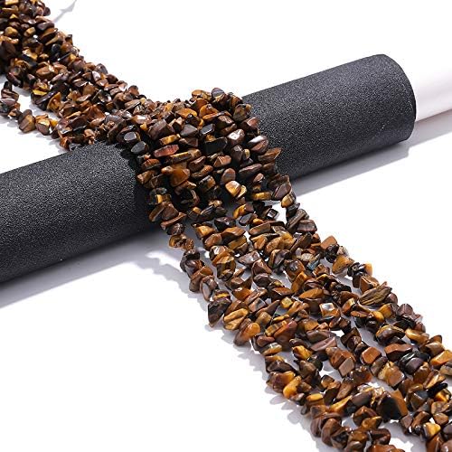 Irregular Natural Tiger Eye Stone Loose Semi Gemstone Beads for Jewelry Making 5-8mm 80cm - Image 5