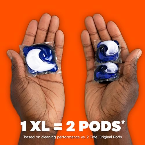 Image of Tide Oxi Boost Power PODS Laundry Detergent Pacs, 57 Count, Set-In Stain Removal + Oxi Power, laundry soap detergent pacs