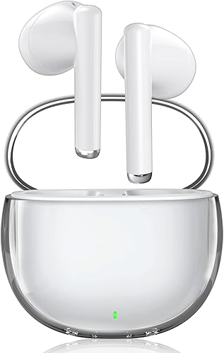 Auriculares inalámbricos para Samsung S25 S24 Ultra S23 S22+ A53, 5.3 auriculares Bluetooth con cancelación de ruido con gancho para la oreja Touch