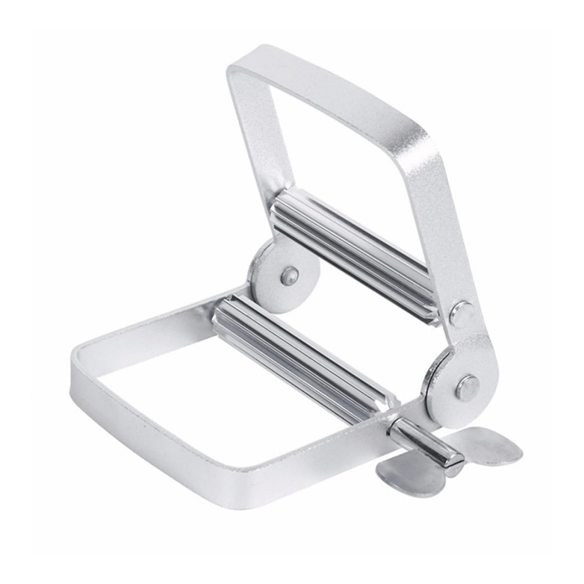 Exprimidor de pasta de dientes multiusos con clip manual de acero inoxidable para cremas y pigmentos 8