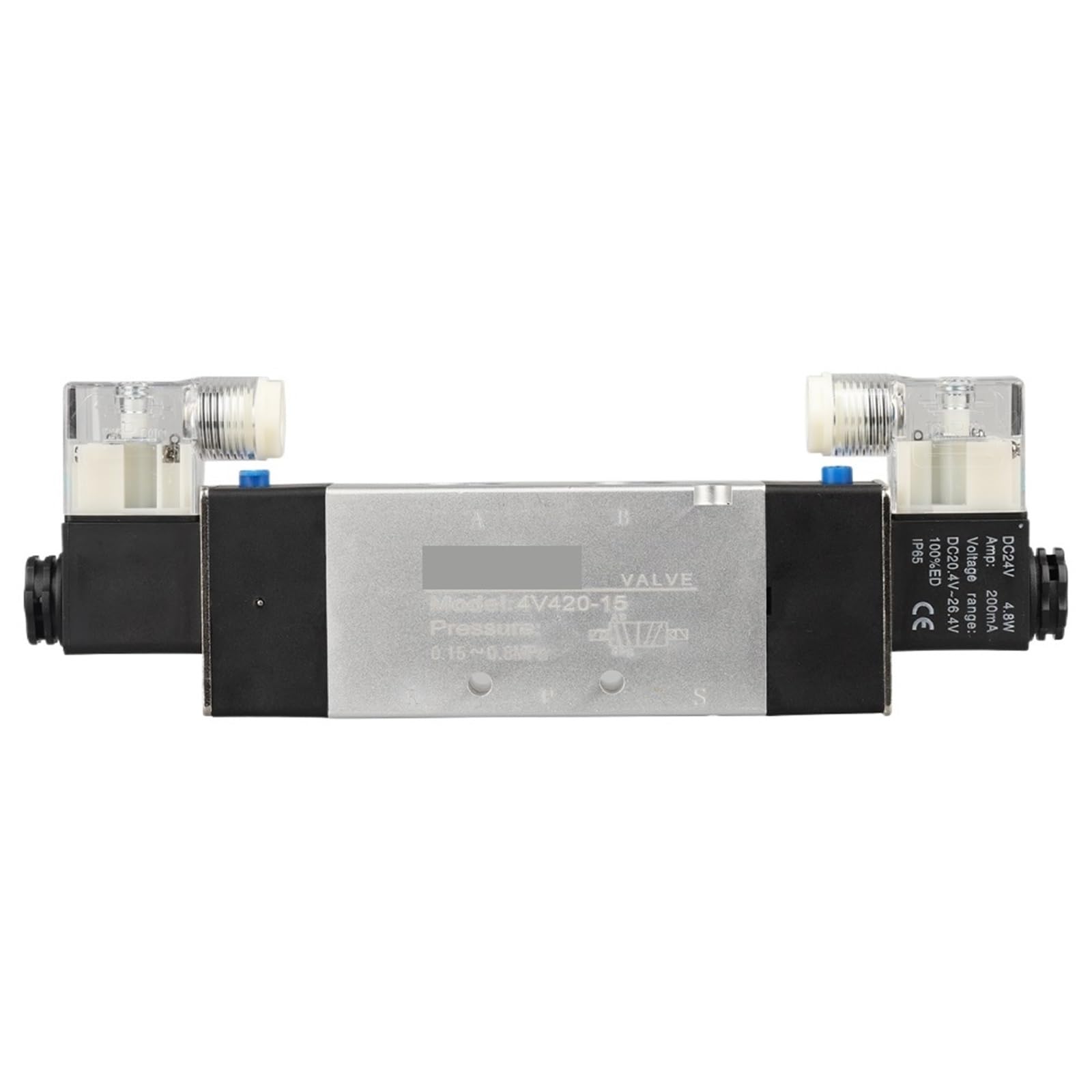 Electroválvula neumática 4V420-15 de 5/2 vías y doble bobina, válvula de control de aire for sistemas de automatización industrial(AC110V)